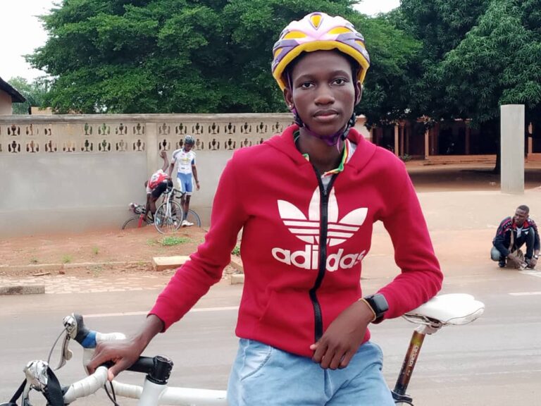 Melvina Tankpinou,  cycliste béninois