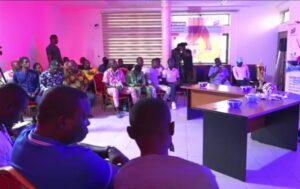 Salle de Conférence ministère des Sports, lors du tirage du Mondial des Communautés