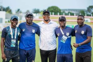 Angelo Odounlami le patron des filles finit avec le Bronze