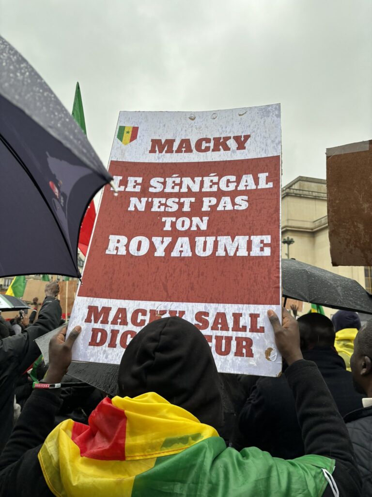 Des manifestants à Paris
