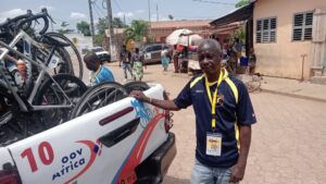 Le coach cycliste ivoirien Assane Yobouet