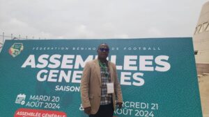Charles Titigoueti,  président de la Ligue Atlantique