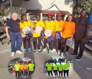 L' équipe  féminine du Bénin,  vice championne  de la série  B
