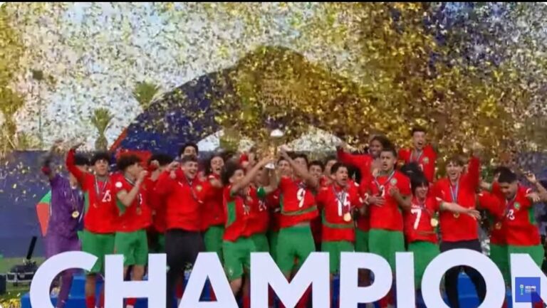 Maroc Champion CAN U17 @CAF