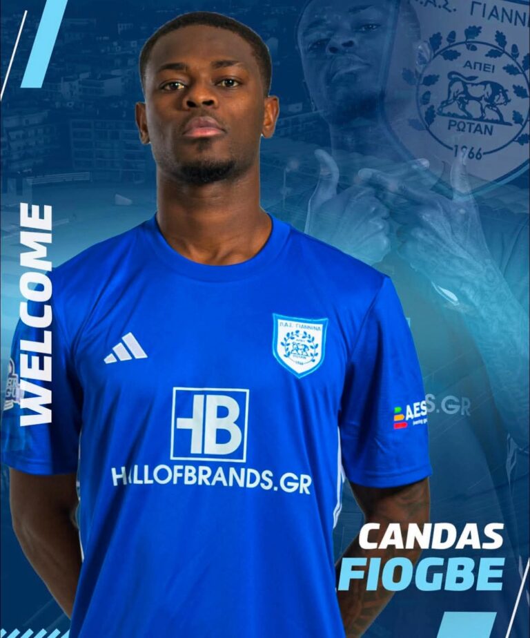 Officiel: Candas Fiogbe débarque en Grèce !