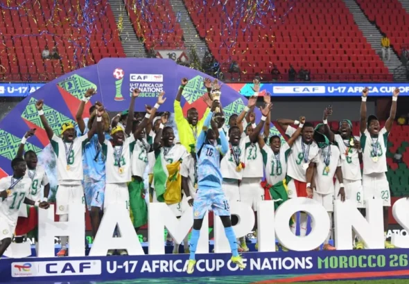 Senegal champion U17 @CAF
