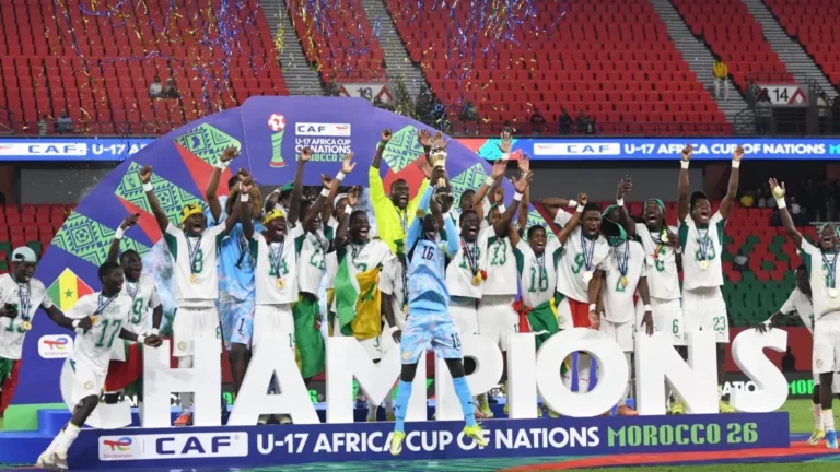 Senegal champion U17 @CAF