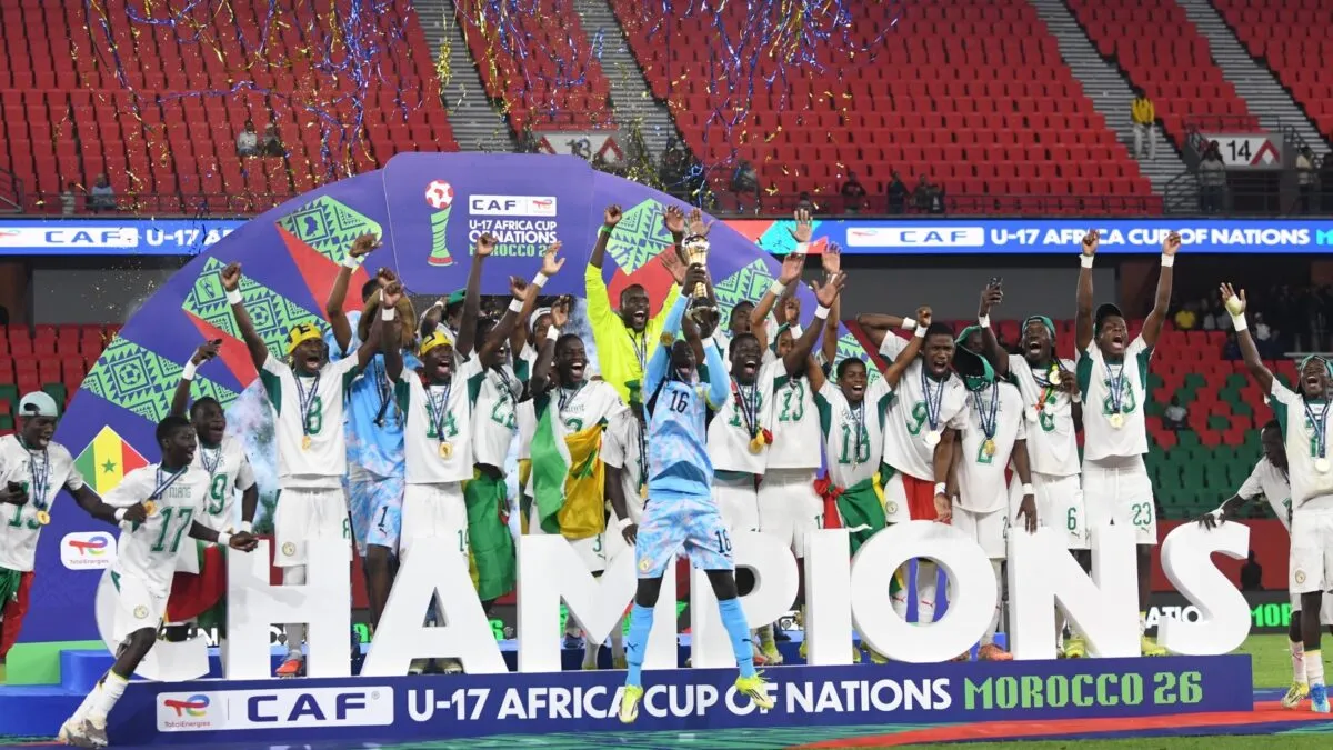 Senegal champion U17 @CAF