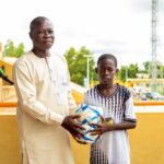 Talent Pur remettant le prix de fair-play