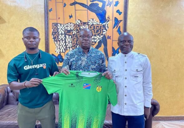 Lionel Affantondji à l'extrême gauche sur la photo @Afrique Foot